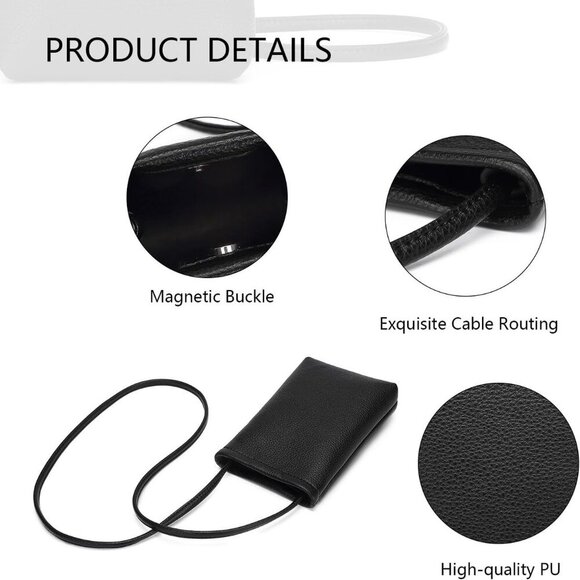 Small Crossbody Bag for Women Mini Purse Lightweight Stylish Functional - Picture 3 of 9